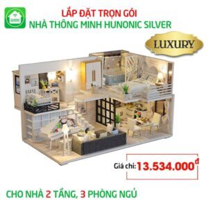 Trọn gói nhà thông minh Hunonic Luxury cho nhà 2 tầng, 3 phòng ngủ