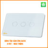 Công Tắc Cảm Ứng Datic - 3 Nút Màu Trắng